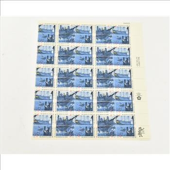 VINTAGE - UNUSED Entire SHEET Real USPS Postage Stamps!