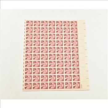 VINTAGE - UNUSED Entire SHEET Real USPS Postage Stamps!