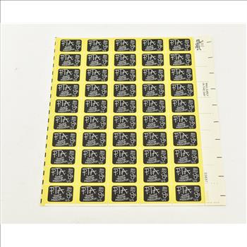 VINTAGE - UNUSED Entire SHEET Real USPS Postage Stamps!