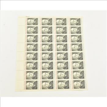 VINTAGE - UNUSED Entire SHEET Real USPS Postage Stamps!