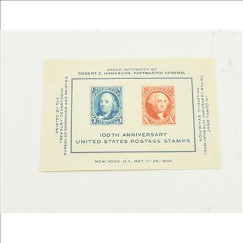VINTAGE - UNUSED Entire SHEET Real USPS Postage Stamps!