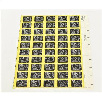 VINTAGE - UNUSED Entire SHEET Real USPS Postage Stamps!