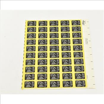 VINTAGE - UNUSED Entire SHEET Real USPS Postage Stamps!