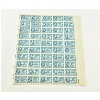 VINTAGE - UNUSED Entire SHEET Real USPS Postage Stamps!