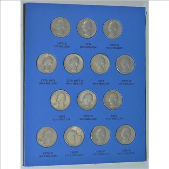 Washington Quarters (Starting 1965) Number 3 Whitman Coin Folder W/ 40 Coins