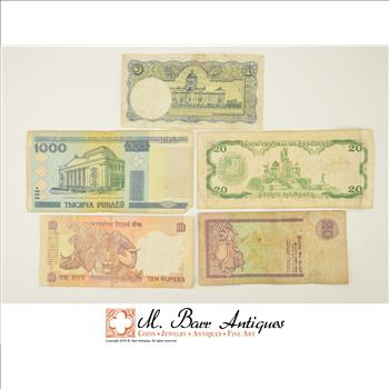 WORLD Currency - Collectible International Bank Notes
