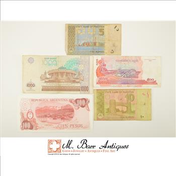WORLD Currency - Collectible International Bank Notes