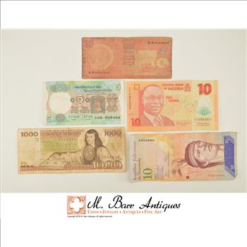 WORLD Currency - Collectible International Bank Notes