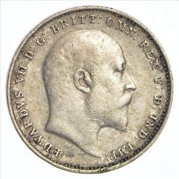 World Silver - 1908 Great Britain 3 Pence