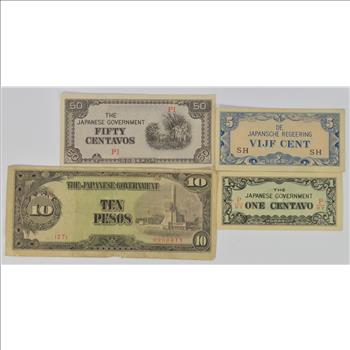 World War 2 Japanese Currency Collection - Historic Bank Notes
