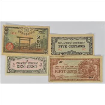 World War 2 Japanese Currency Collection - Historic Bank Notes