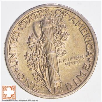 World War 2 WWII Era 1941 Mercury Silver Dime