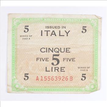 WWII Military Script - Allied Forces - Historic Note