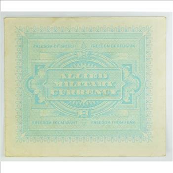 WWII Military Script - Allied Forces - Historic Note