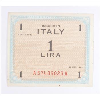 WWII Military Script - Allied Forces - Historic Note