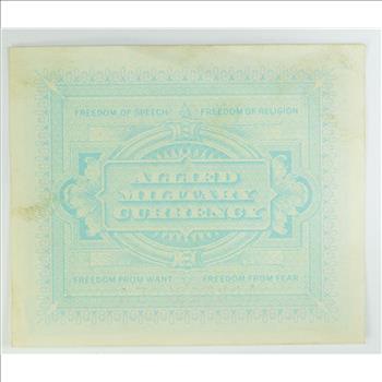 WWII Military Script - Allied Forces - Historic Note