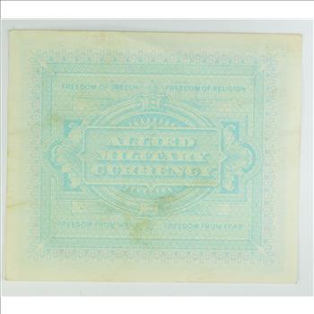 WWII Military Script - Allied Forces - Historic Note