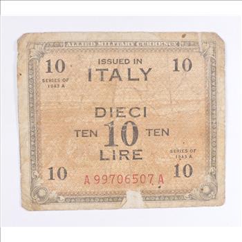 WWII Military Script - Allied Forces - Historic Note