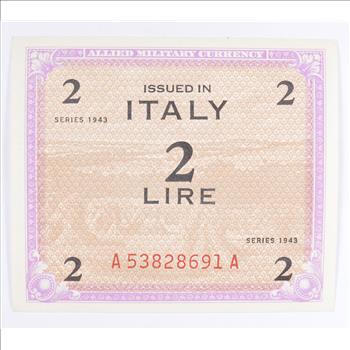 WWII Military Script - Allied Forces - Historic Note