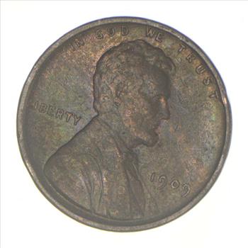 XF+++ - 1909 VDB - 1909 Lincoln Cent - WITH Designer's Initials - Rare