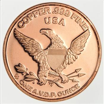Zodiac - Taurus - One Oz .999 Fine Copper Round - Limited Edition