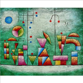 Shapes - Hand Painted Oil on Canvas