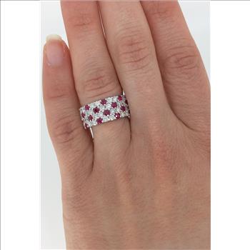 Stunning Diamond & Ruby Ring