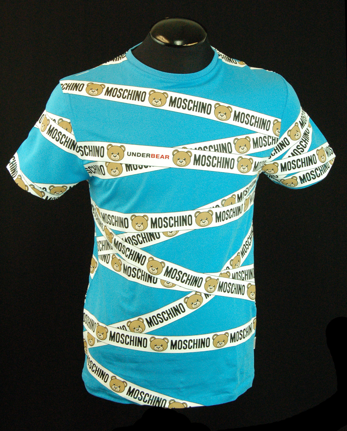 MOSCHINO Men's Italian Designer Graphics TShirt Size XS Retail