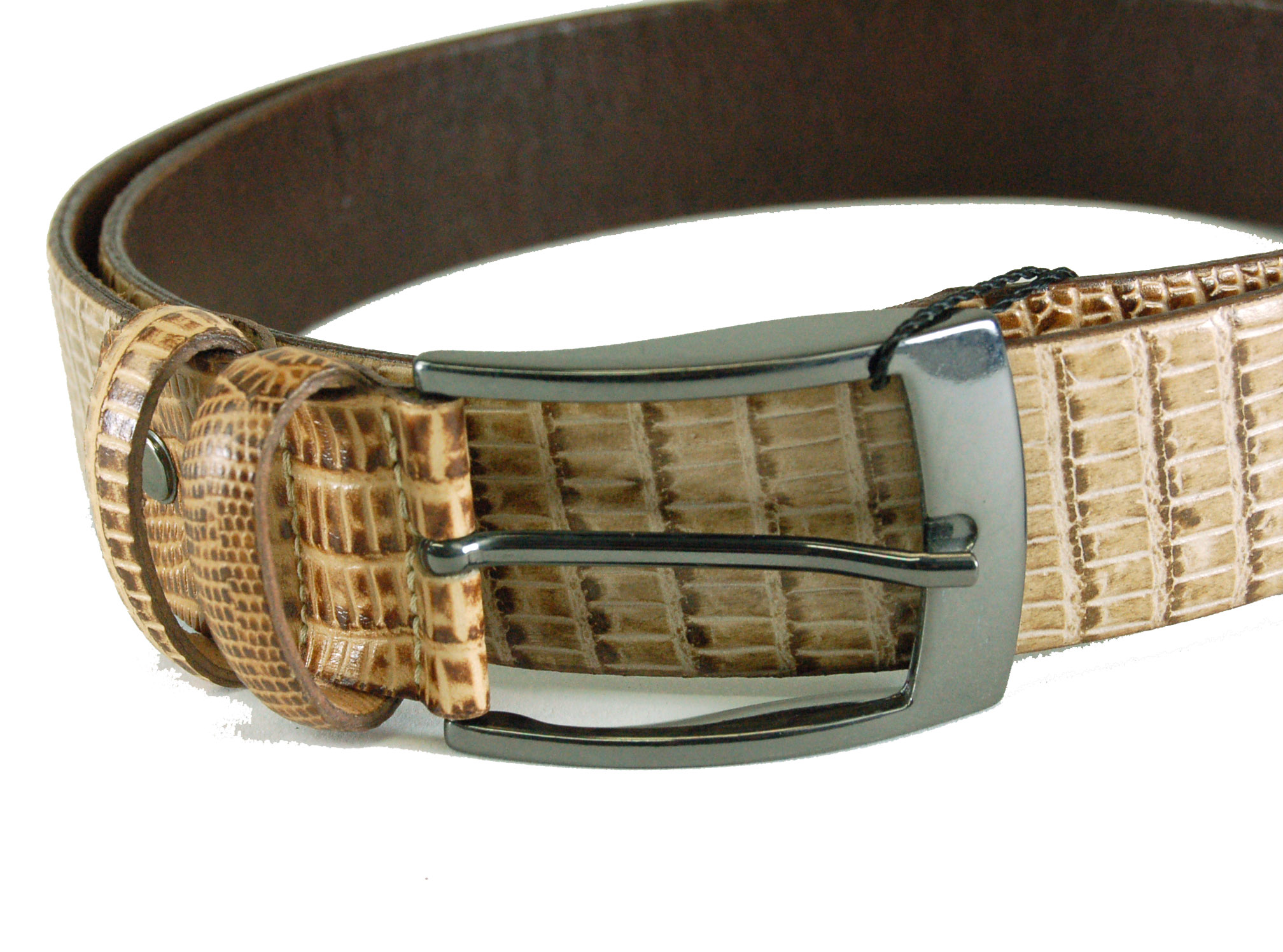 NEW Men's Italian Designer VERA PELLE Leather Belt Size 4246 180.