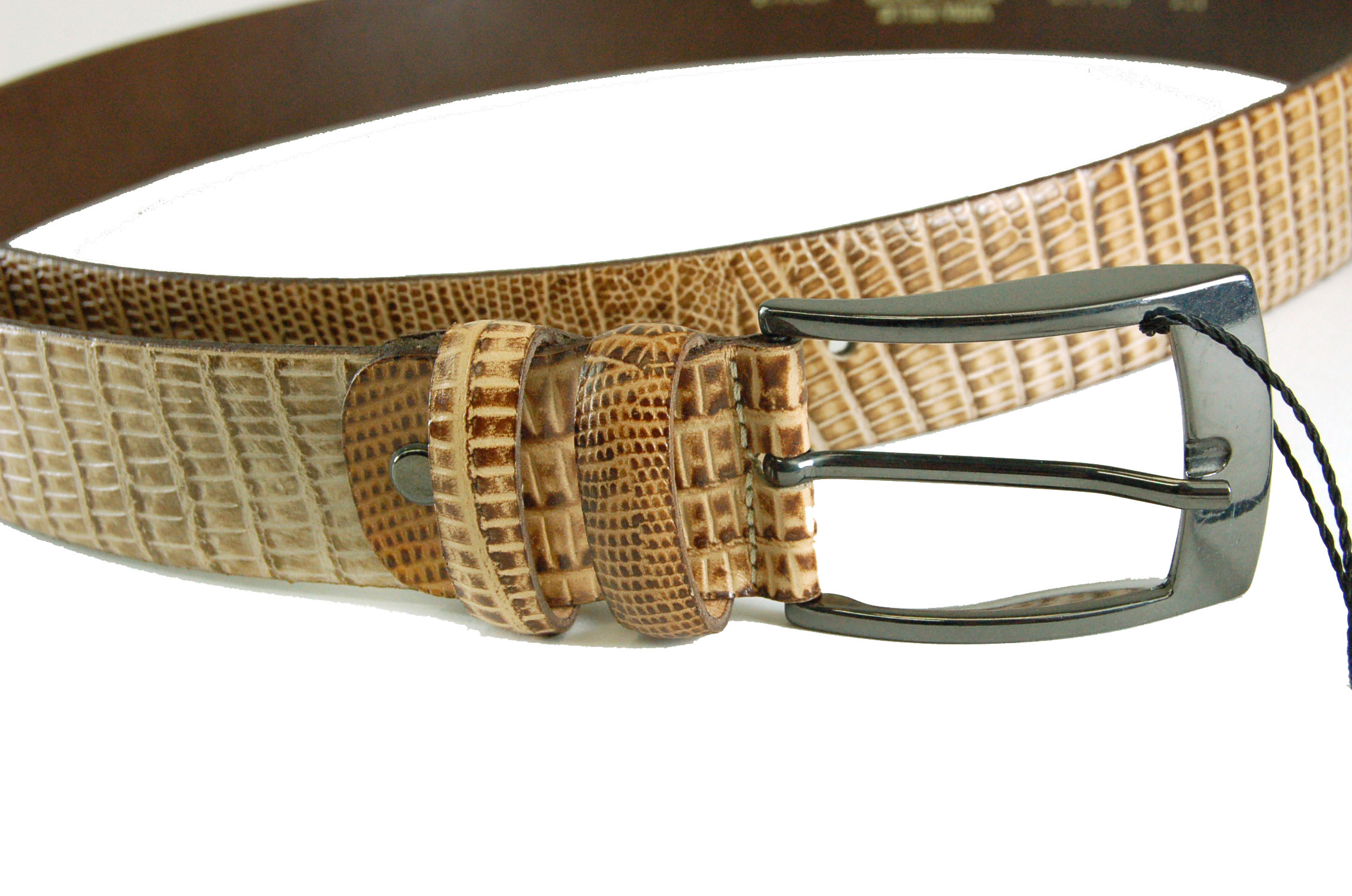 NEW Men's Italian Designer VERA PELLE Leather Belt Size 4246 180.