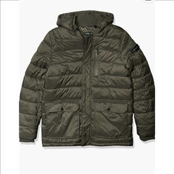 Kenneth Cole New York Men's Hooded Down Alternative Jacket-XXL-Retail $219.00