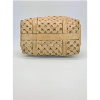 Valentino Classic Monogram Beige Handbag MSRP $1899