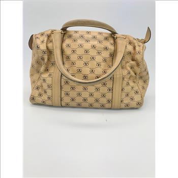 Valentino Classic Monogram Beige Handbag MSRP $1899