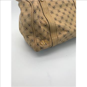 Valentino Classic Monogram Beige Handbag MSRP $1899