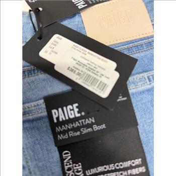 Paige Women's Jeans Manhattan Mid Rise Slim sz 33