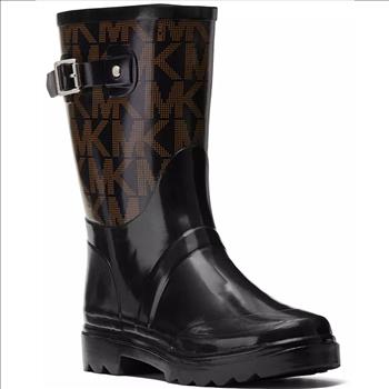 MICHAEL MICHAEL KORS MK Signature Logo Rain Boots, 9