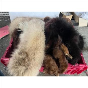 Lot - Vintage Mink And Fox Shawls And Collars