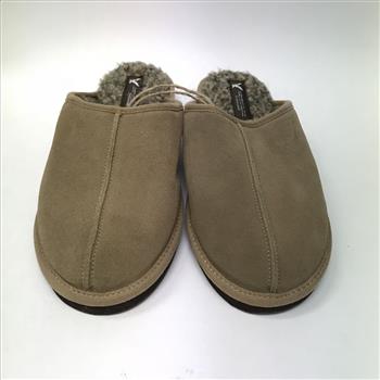 American Eagle Leather Slippers Beige Size 10