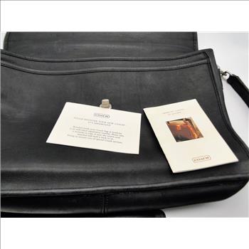Coach Leather Portfolio Briefcase
