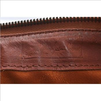 MCM Cognac Visetos  Speedy Leather HandBag