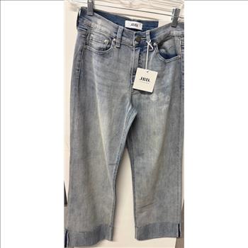Women's Jeans 5 Pocket Cuffed Wide Ankle Sz 24