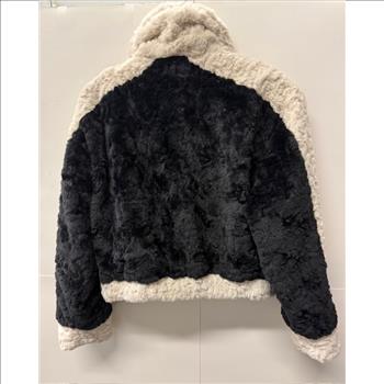 Fluffy Clouds Teddy Puffer Jacket Sz Small