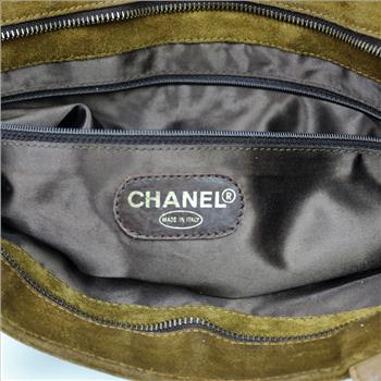 Chanel Suede Leather Tote