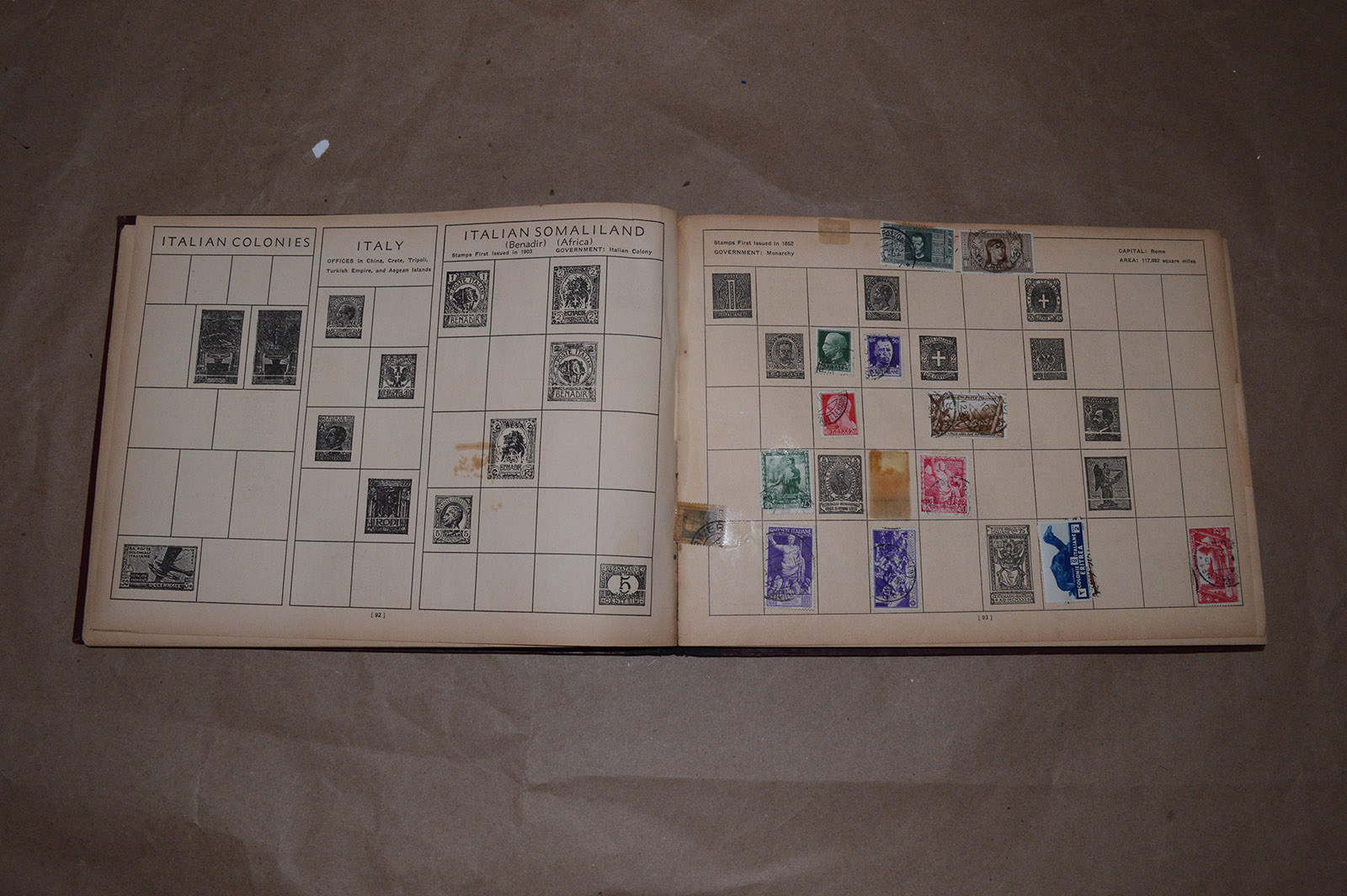 Postage Stamp Album Property Room