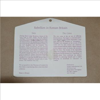 Roman Coins (Reproduction) - Set IV Rebellion In Roman Britain