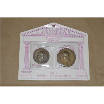 Roman Coins (Reproduction) - Set IV Rebellion In Roman Britain