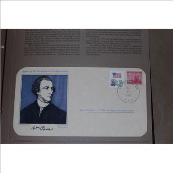 Signers Of The Declaration Of Independence Commemorative Covers - Stamp Collection