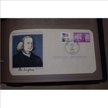 Signers Of The Declaration Of Independence Commemorative Covers - Stamp Collection