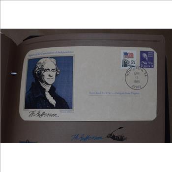 Signers Of The Declaration Of Independence Commemorative Covers - Stamp Collection