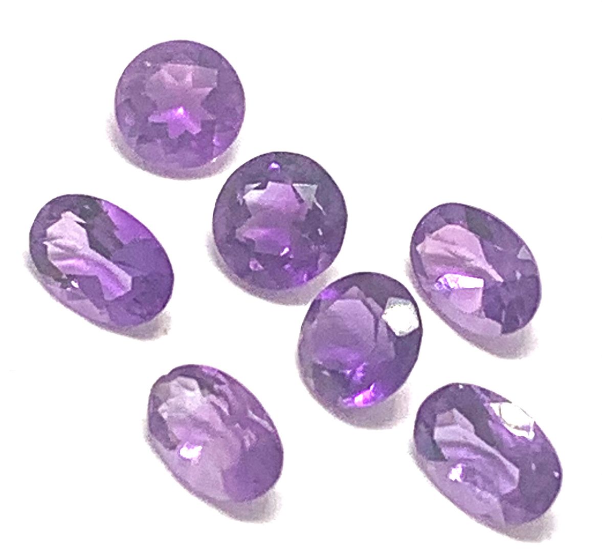 Lot of Genuine 3.04ctw  Brazilian Amethyst Loose Gemstones  3-5 MM